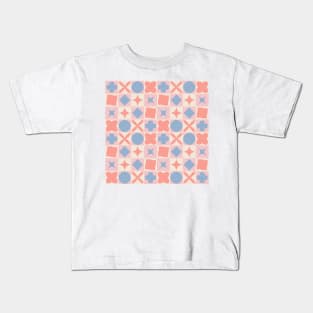 Modern Candy Colors Forms Flat Design Background Pattern Seamless Kids T-Shirt